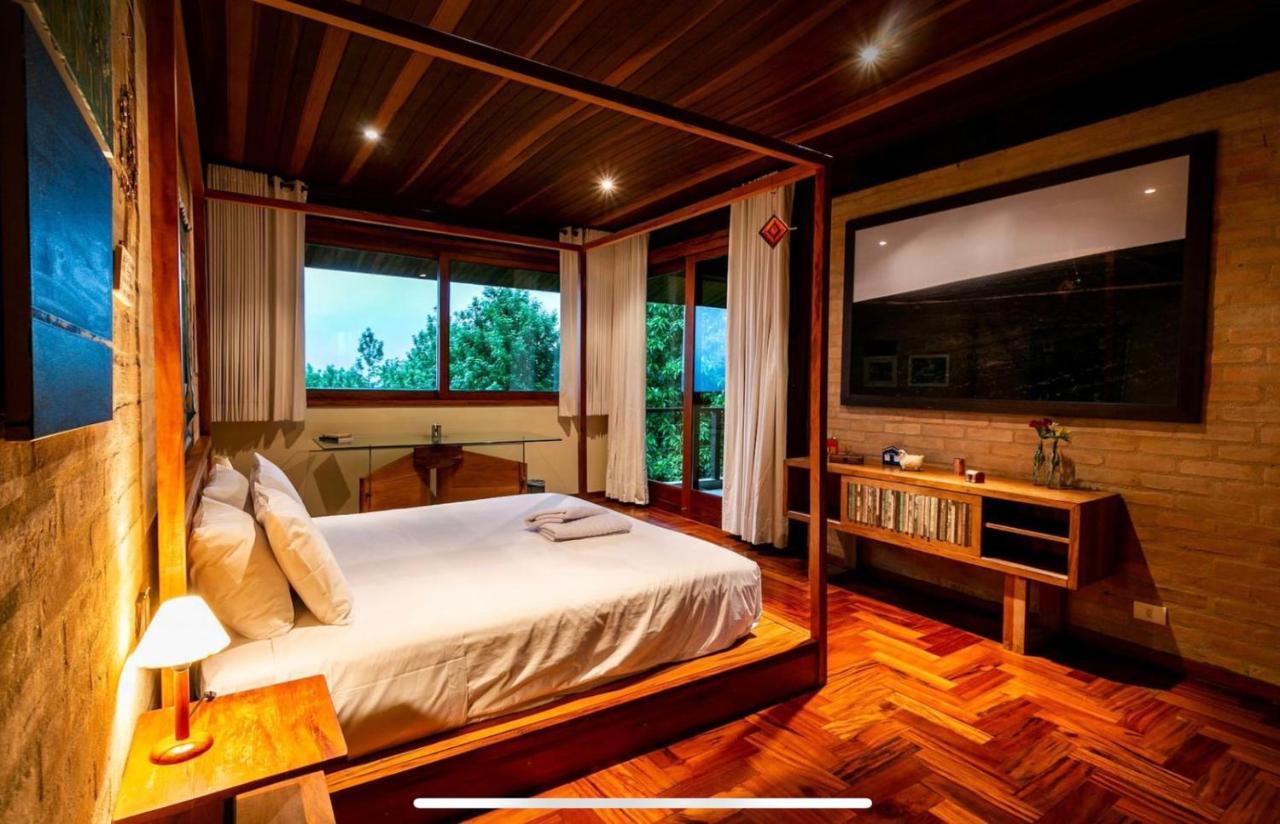 Casa De Vidro Com Vista Mantiqueira - Com Cafe E Staff Villa Campos do Jordao Dış mekan fotoğraf