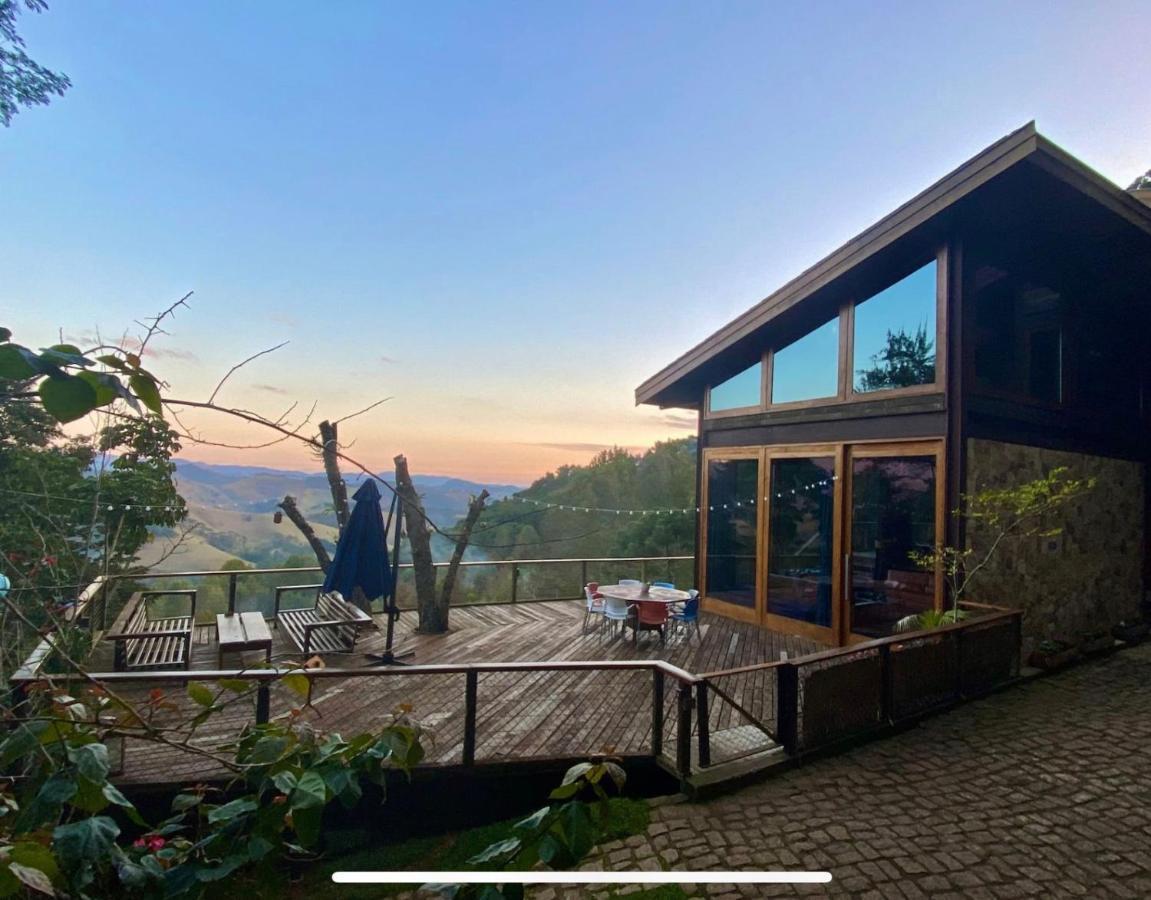 Casa De Vidro Com Vista Mantiqueira - Com Cafe E Staff Villa Campos do Jordao Dış mekan fotoğraf