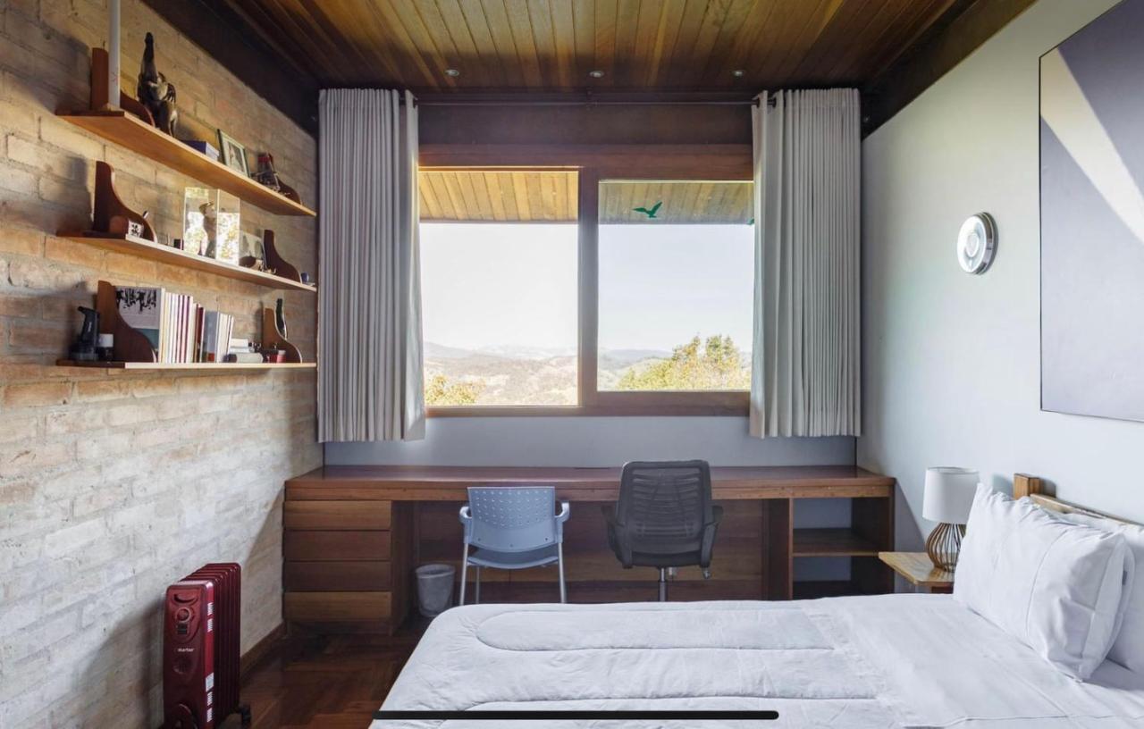 Casa De Vidro Com Vista Mantiqueira - Com Cafe E Staff Villa Campos do Jordao Dış mekan fotoğraf