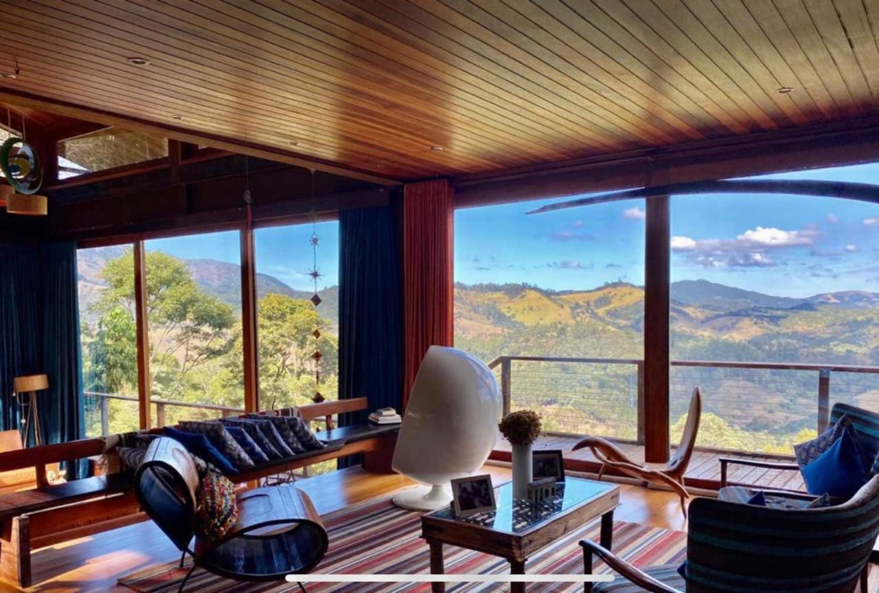 Casa De Vidro Com Vista Mantiqueira - Com Cafe E Staff Villa Campos do Jordao Dış mekan fotoğraf