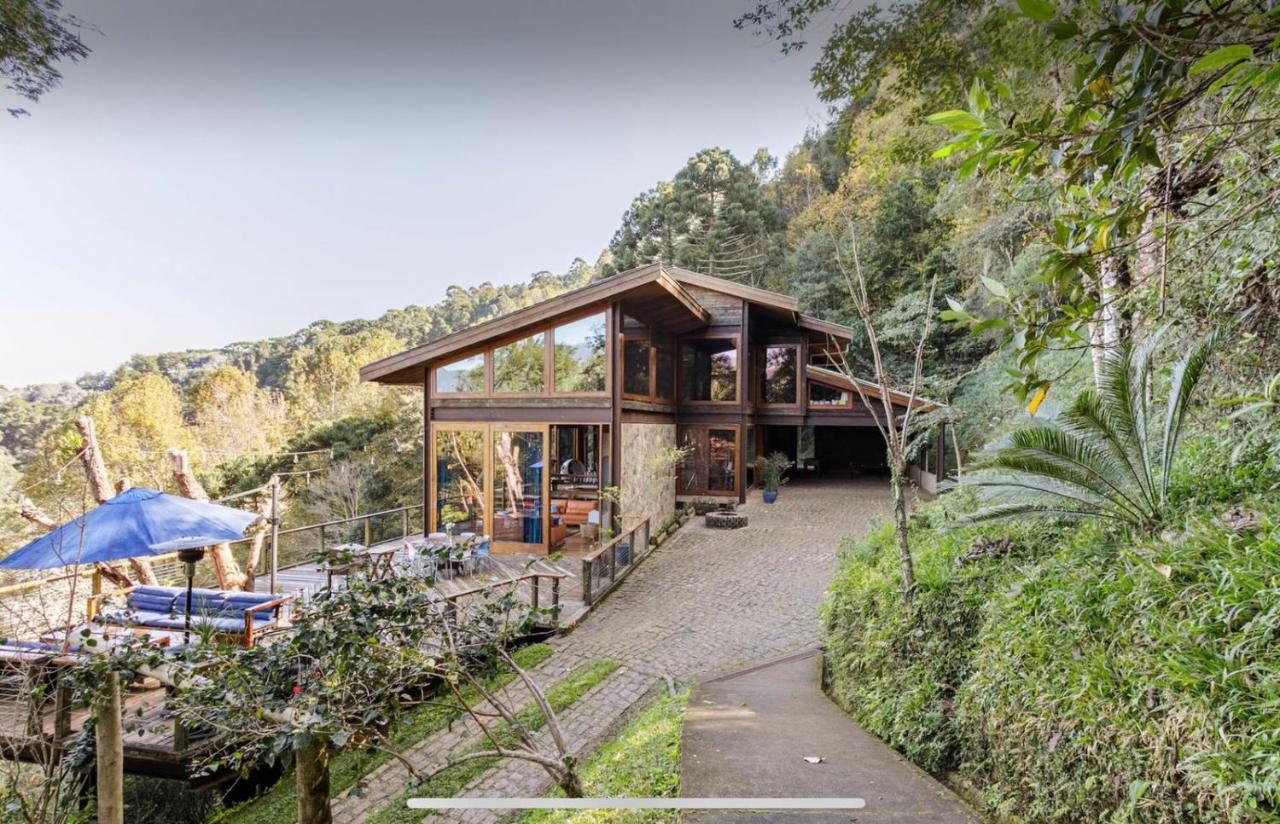Casa De Vidro Com Vista Mantiqueira - Com Cafe E Staff Villa Campos do Jordao Dış mekan fotoğraf