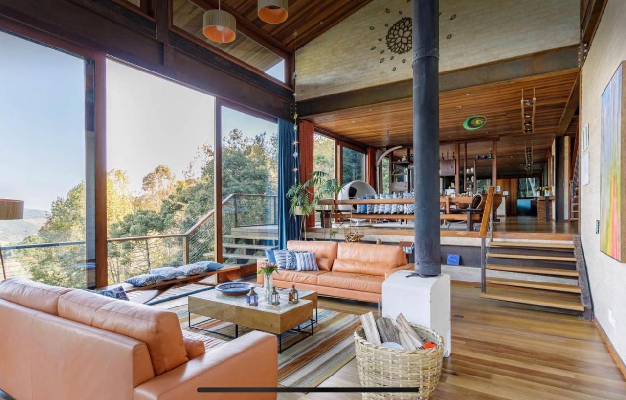 Casa De Vidro Com Vista Mantiqueira - Com Cafe E Staff Villa Campos do Jordao Dış mekan fotoğraf