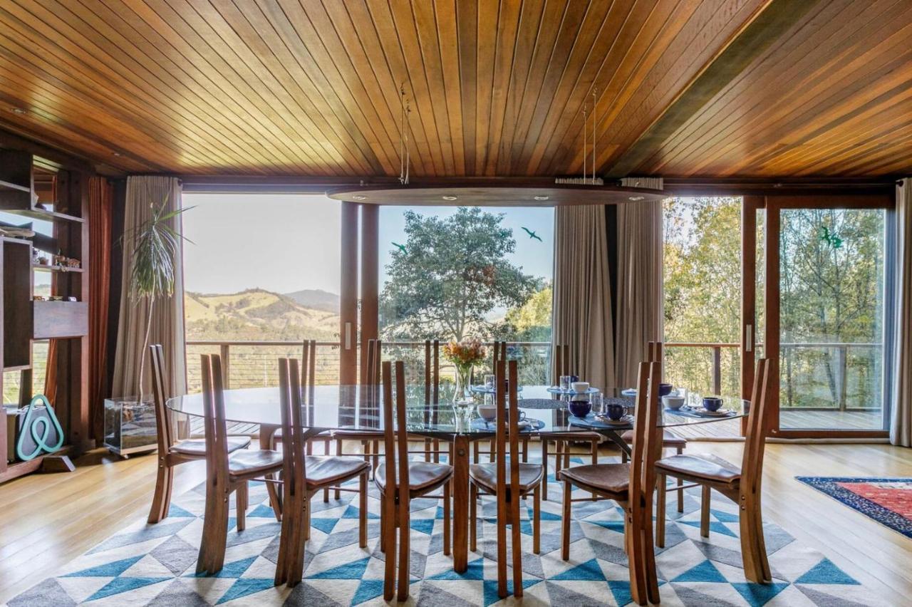 Casa De Vidro Com Vista Mantiqueira - Com Cafe E Staff Villa Campos do Jordao Dış mekan fotoğraf