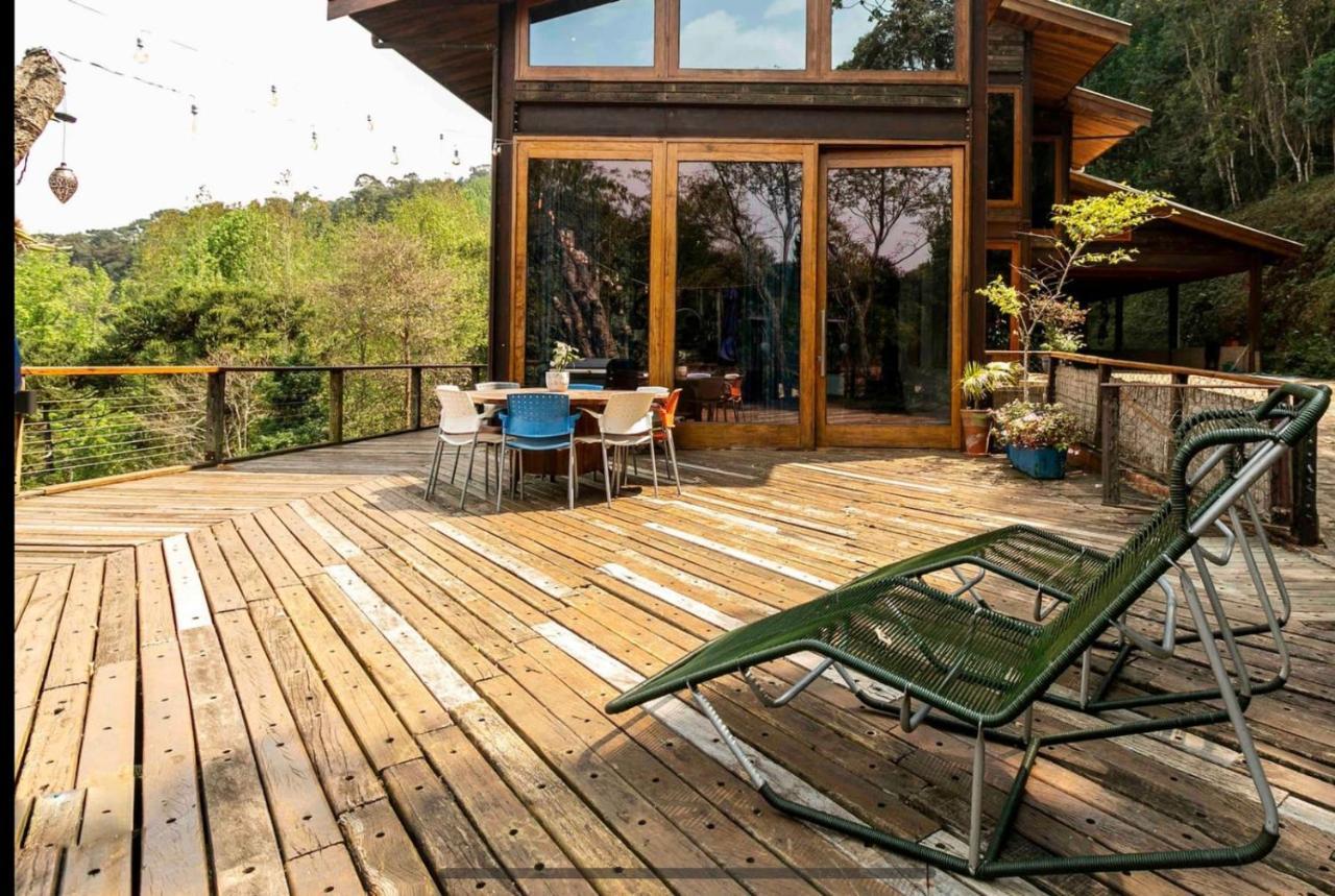 Casa De Vidro Com Vista Mantiqueira - Com Cafe E Staff Villa Campos do Jordao Dış mekan fotoğraf